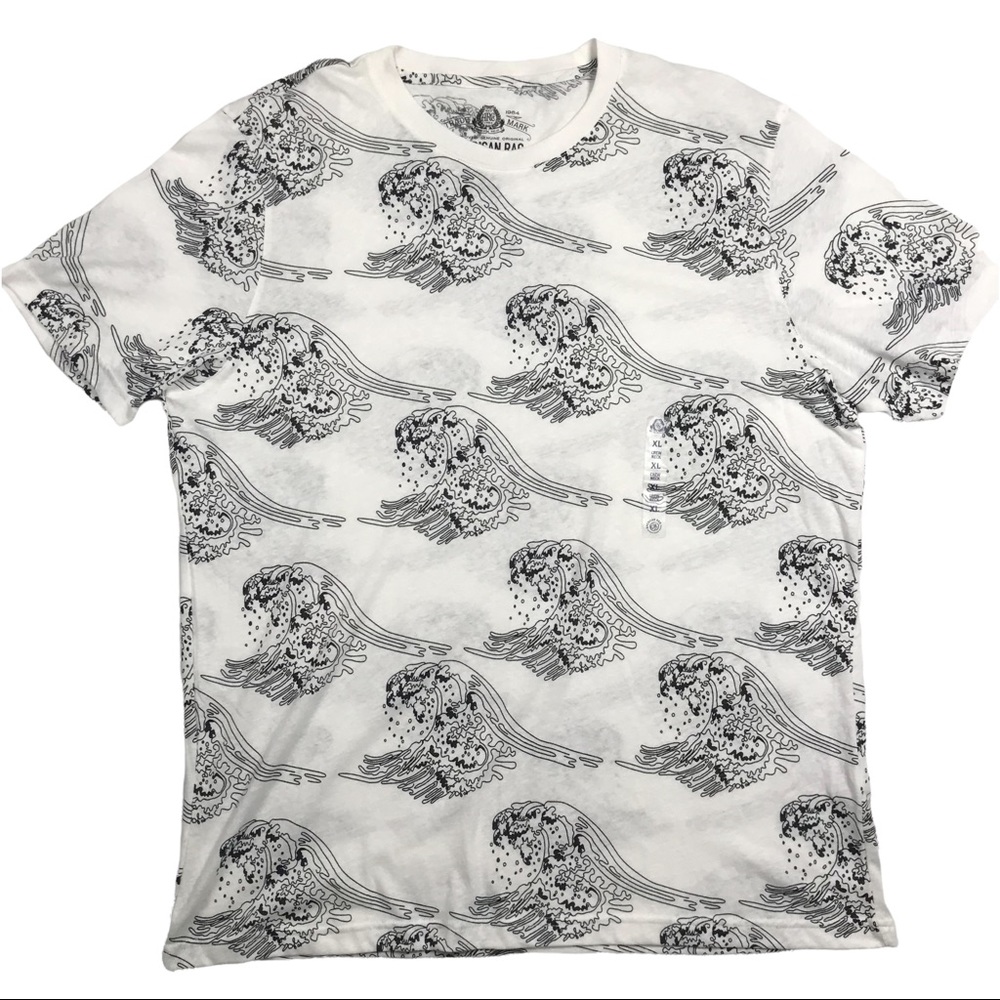 American Rag Ocean Wave Print T-Shirt Men’s XL